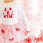 Candy Cane Cutie Sequin Christmas Tutu - Dress Up Skirt: 2-4Y