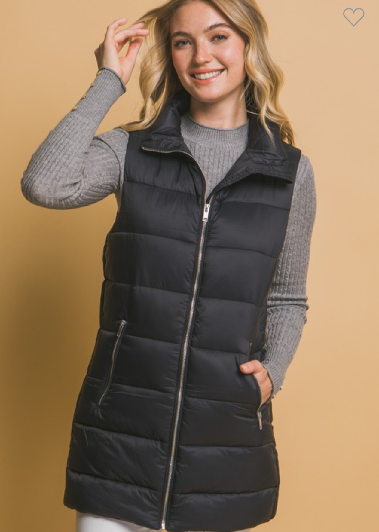 Long Puffer Vest