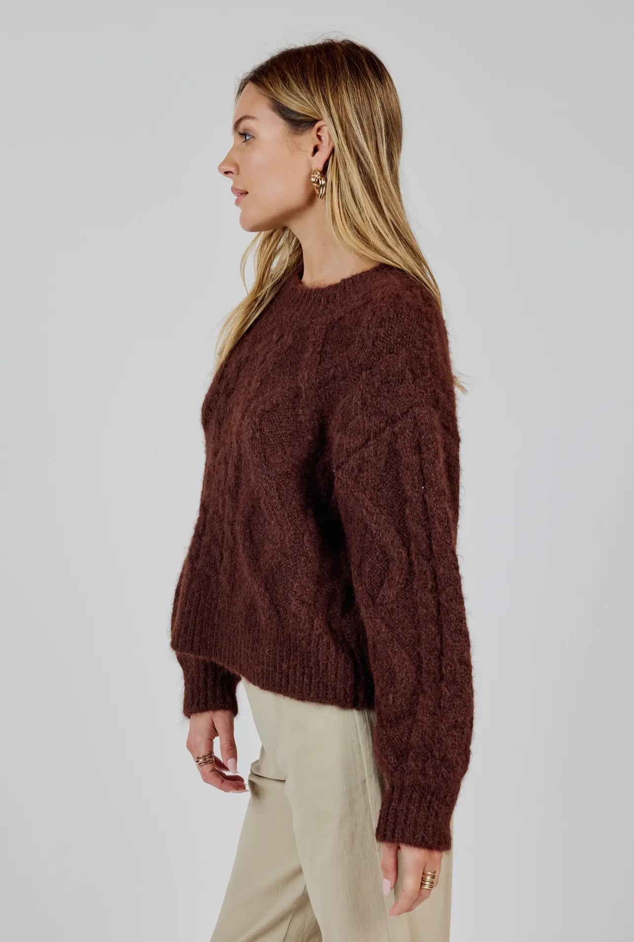 Dina Cable Knit Sweater