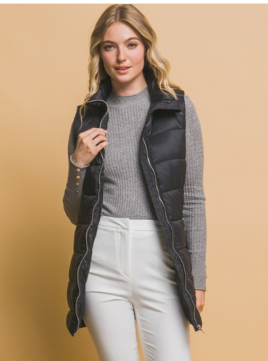 Long Puffer Vest